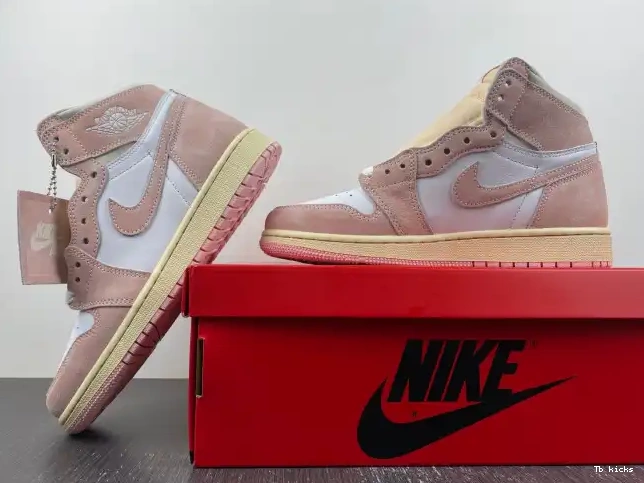 Rep TBK 1 (Women's) Air Jordan OG High Pink FD2596-600 Washed Retro 0422